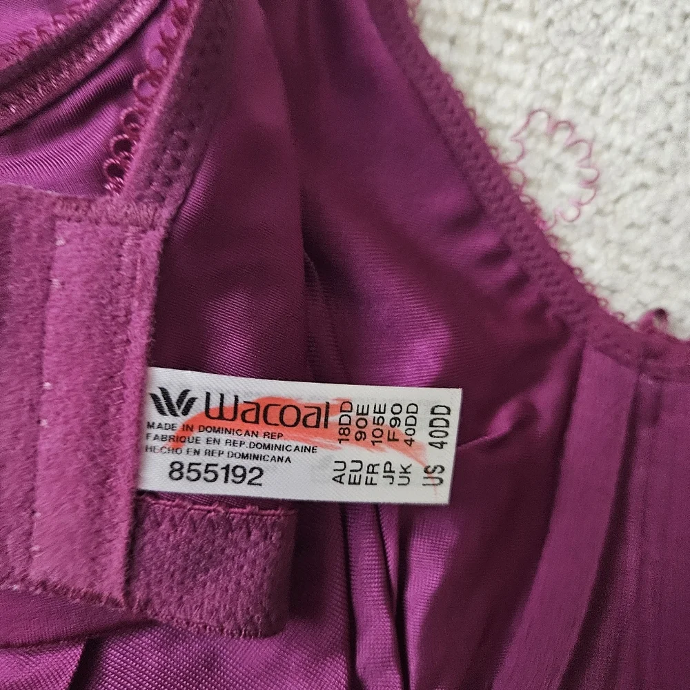 Wacoal Full Coverage Bra in Plum. 40DD *** NWOT. #855192